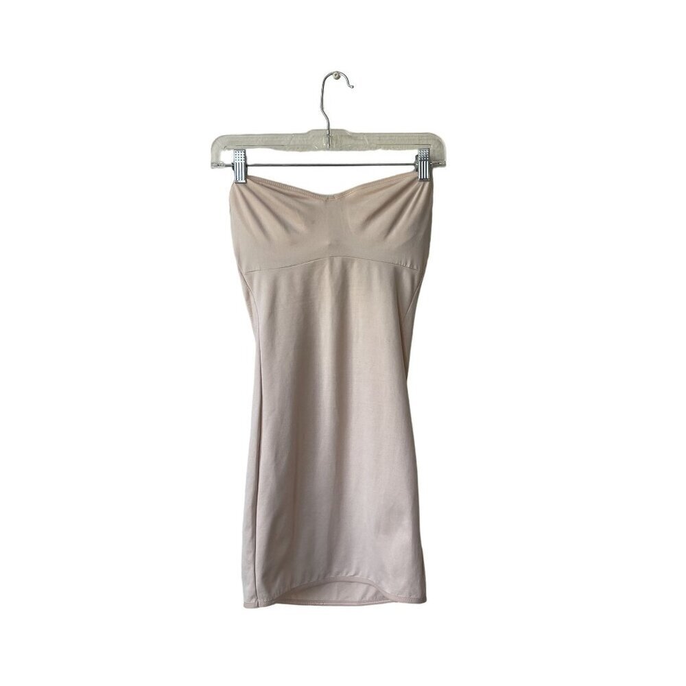 Victoria's Secret Shapewear Size 34B Nude Strapless Slimming‎ Mini Dress Shaping